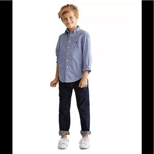 Polo Ralph Lauren Little Boys Cotton Poplin Shirt Size 7